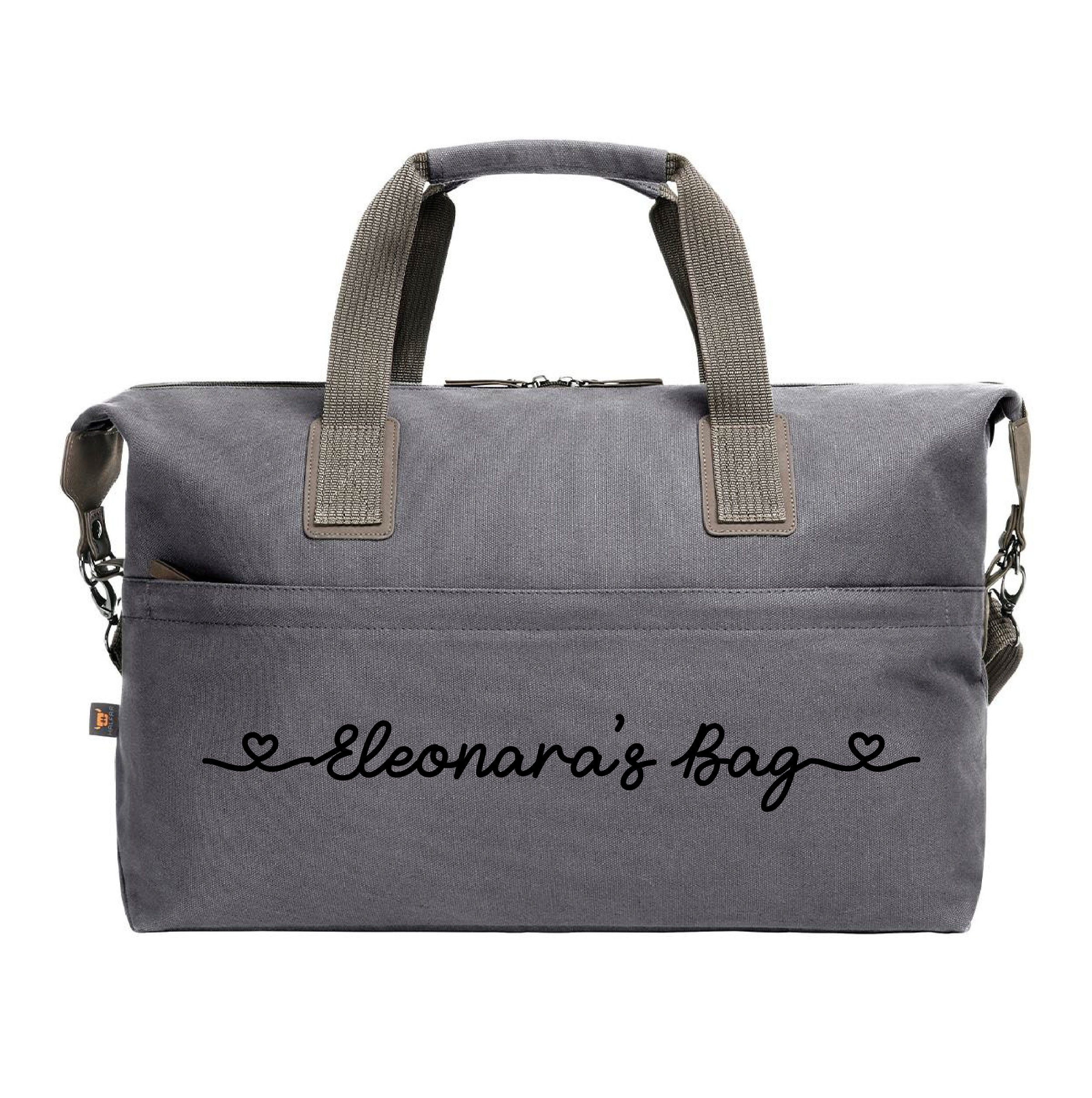 Borsone Medio in cotone personalizzabile con Nome o frase - Be Brave Boutique