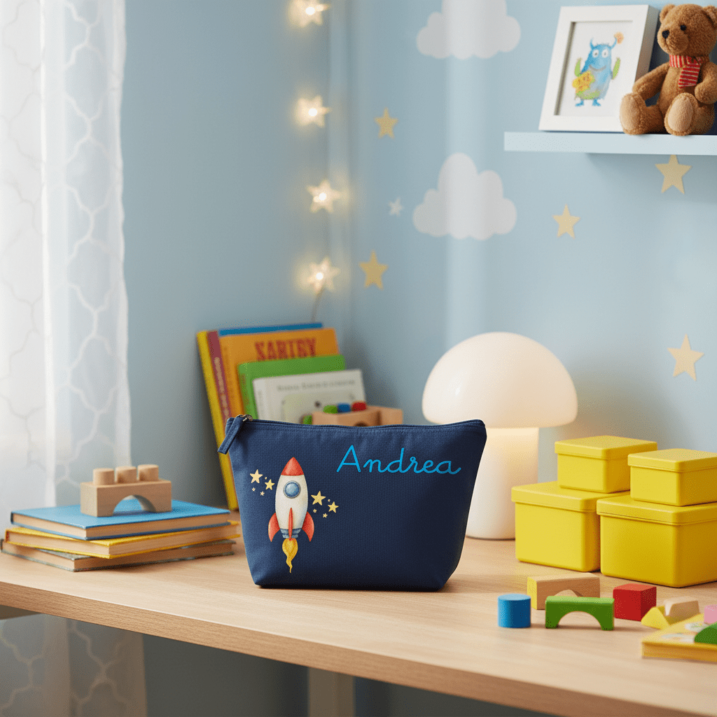 Pochette Neonato Personalizzata con Nome – Beauty Bambino  Razzo