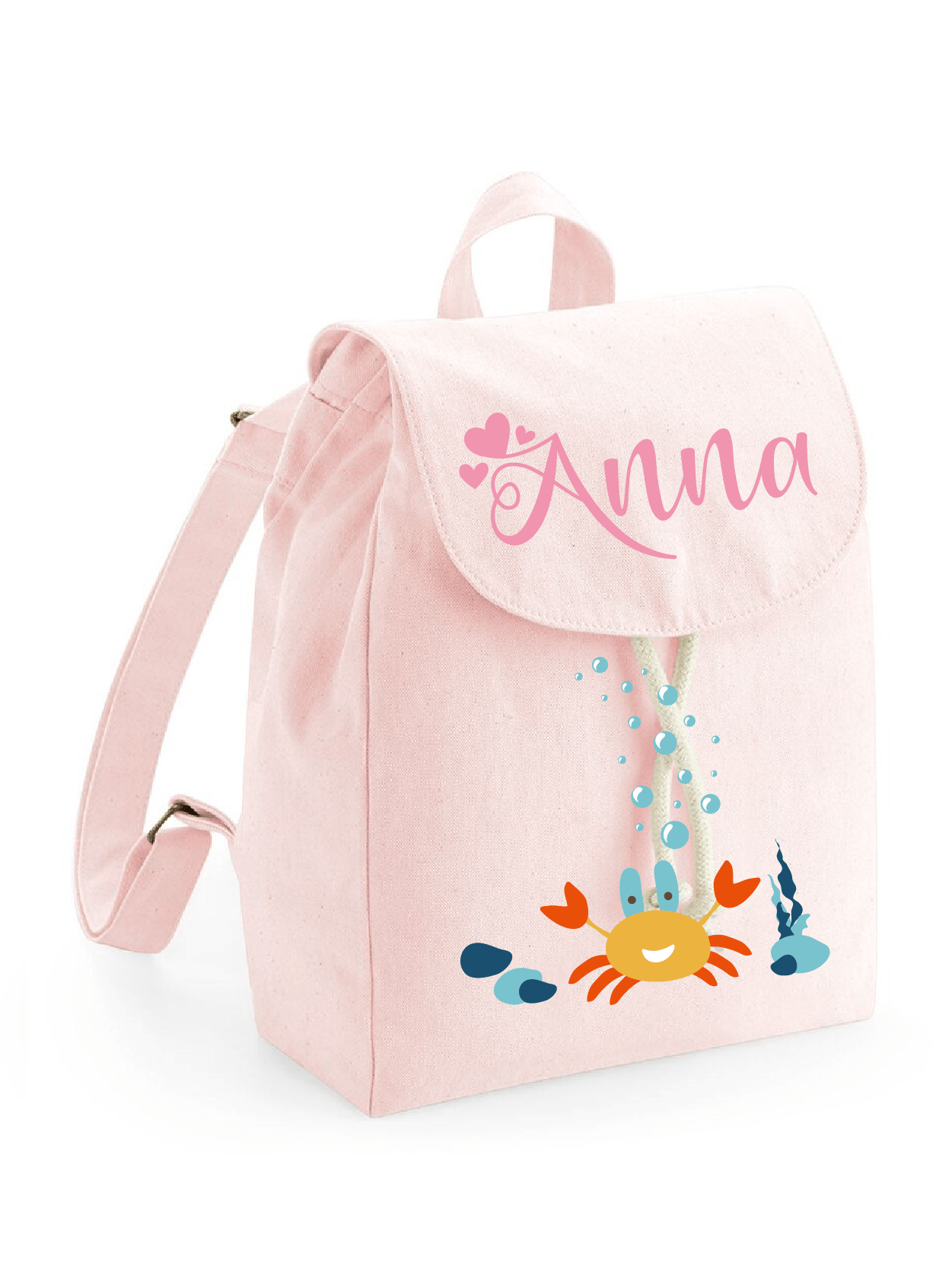 Mini Zaino in cotone granchietto - Be Brave Boutique