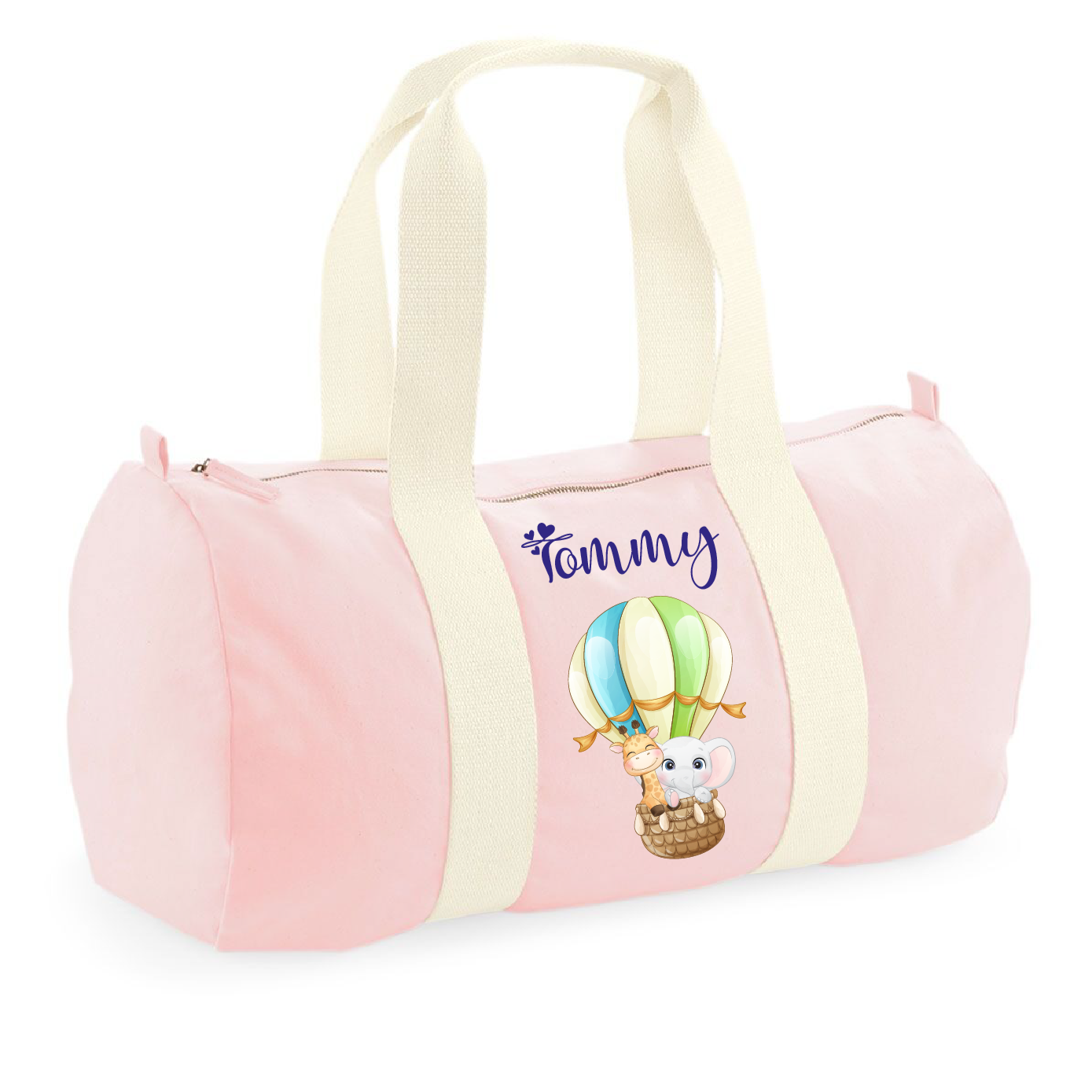 Borsone bambini  in cotone organico Canvas Mongolfiera - Be Brave Boutique