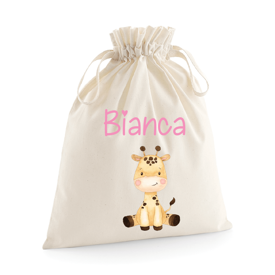 Sacchetti primi cambi/Organizer personalizzabili Cucciolo di Giraffa - Be Brave Boutique