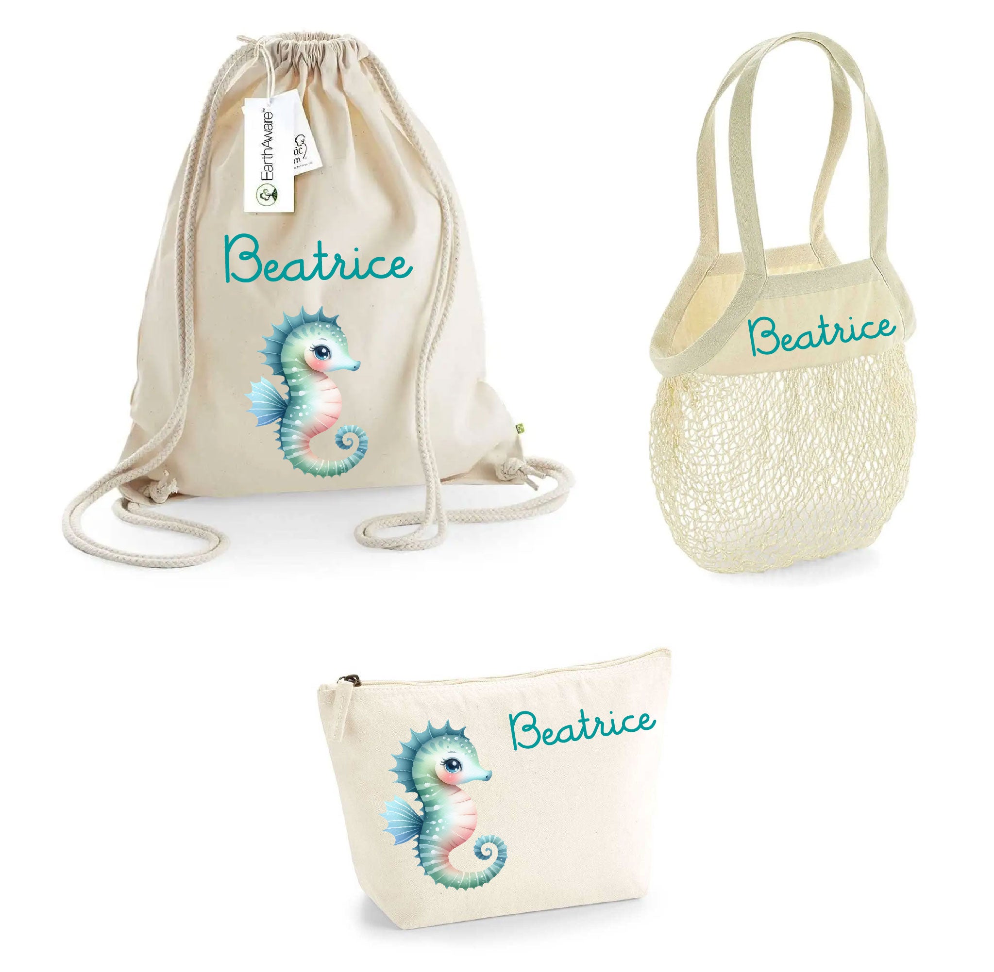 Set spiaggia per Bambini Personalizzabile Cavalluccio - Be Brave Boutique