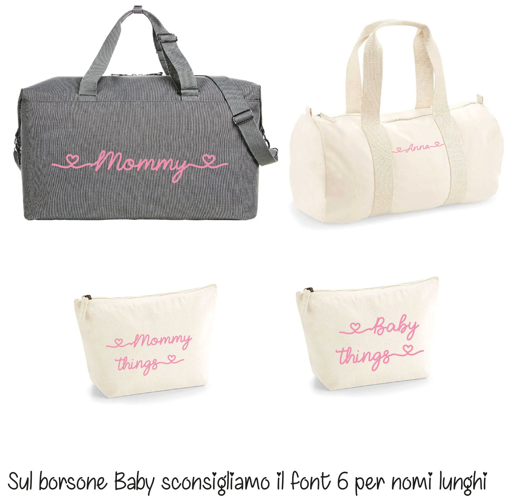 Set per il parto Mamma/Baby personalizzabile - Be Brave Boutique