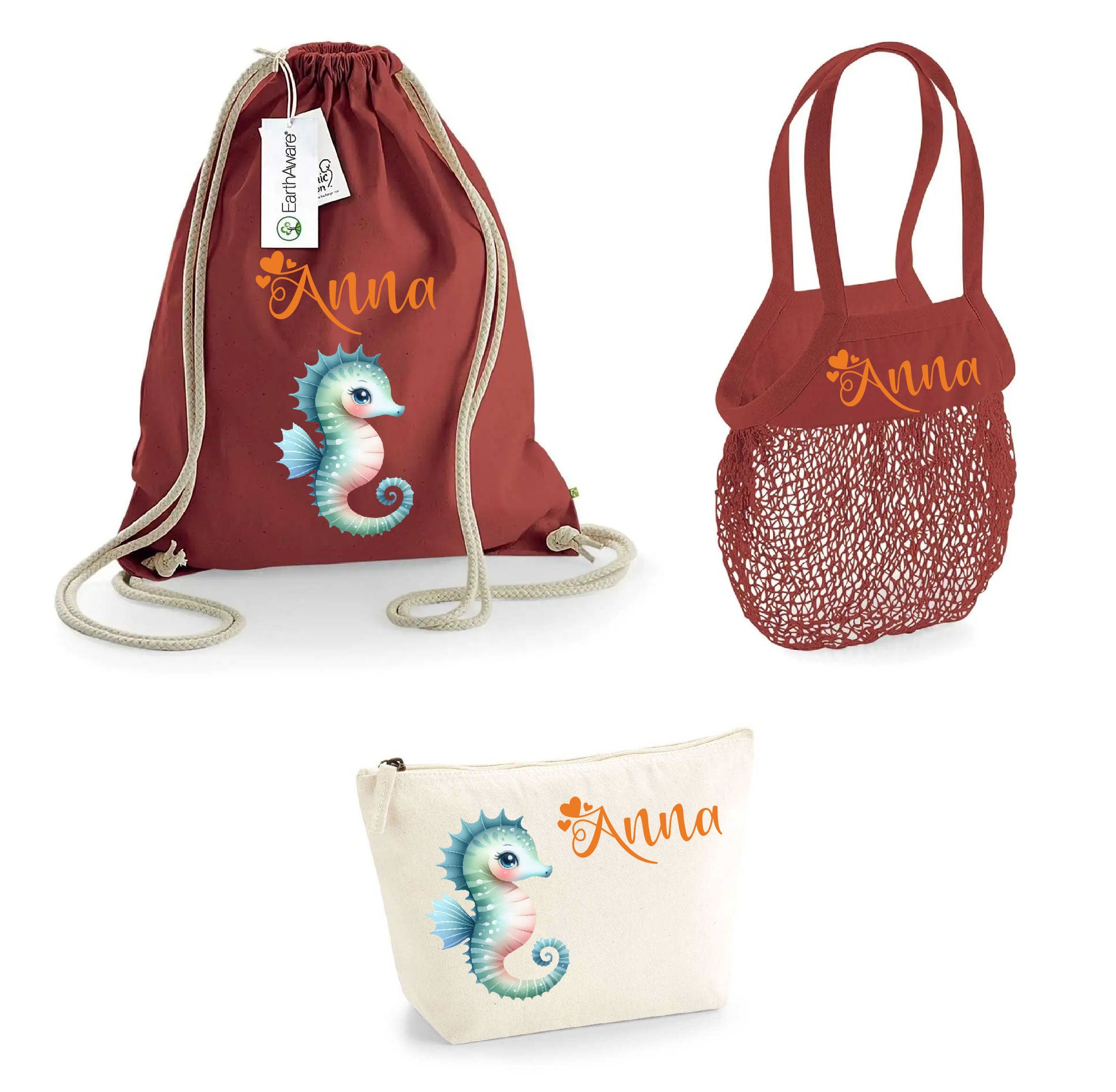 Set spiaggia per Bambini Personalizzabile Cavalluccio - Be Brave Boutique