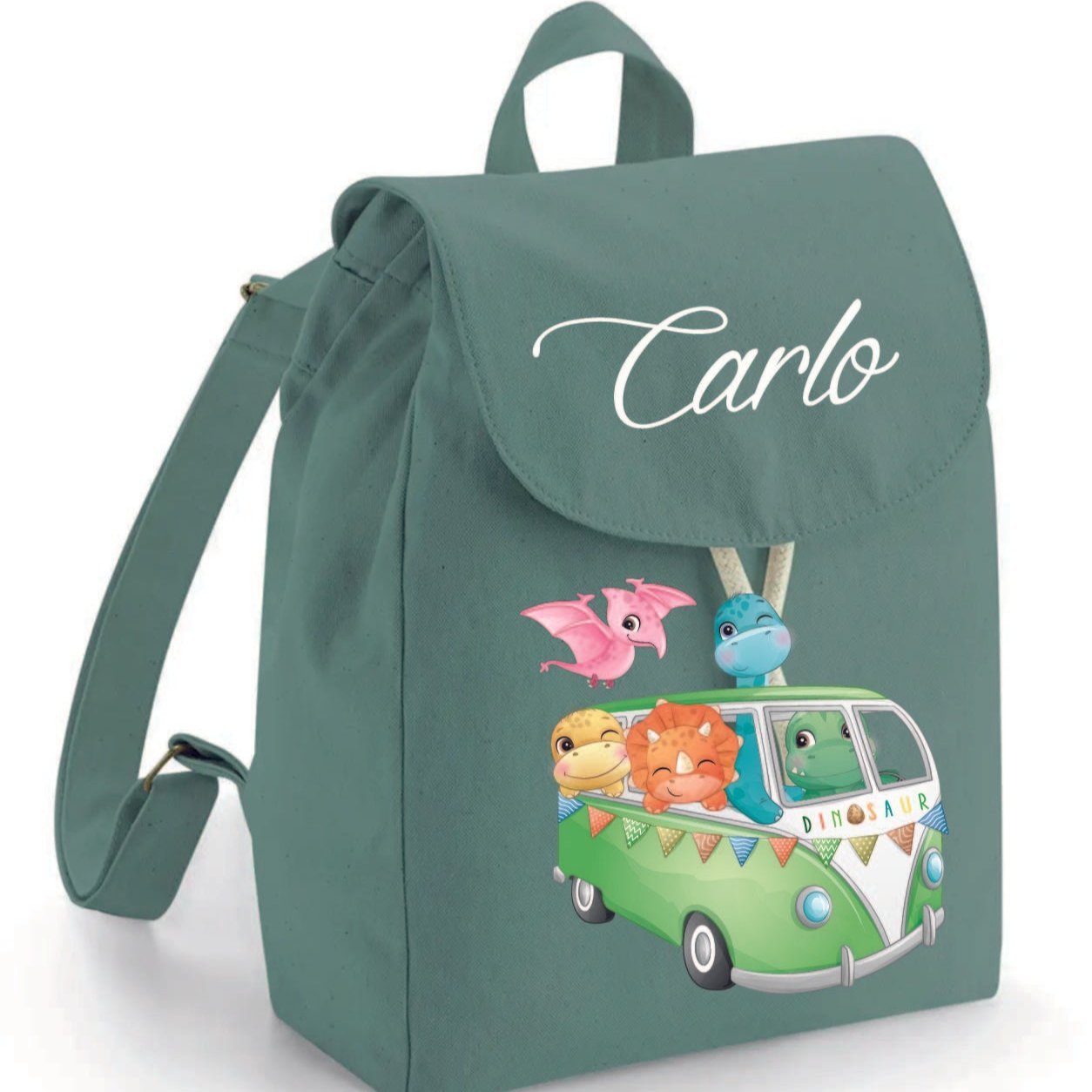 Mini Zaino in cotone Cute Dino - Be Brave Boutique