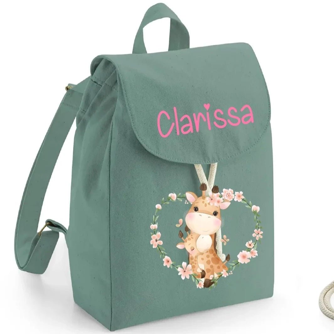Mini Zaino in cotone Giraffine - Be Brave Boutique