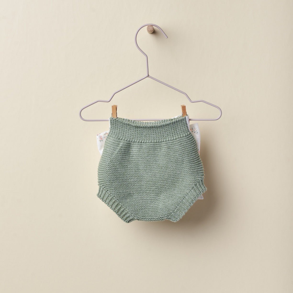 Bloomer con fiocco Verde e fiori - Be Brave Boutique