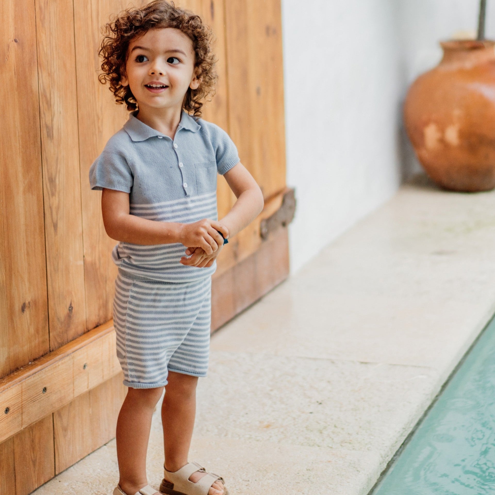 Completo TShirt e pantaloncino in filo bimbo - Be Brave Boutique