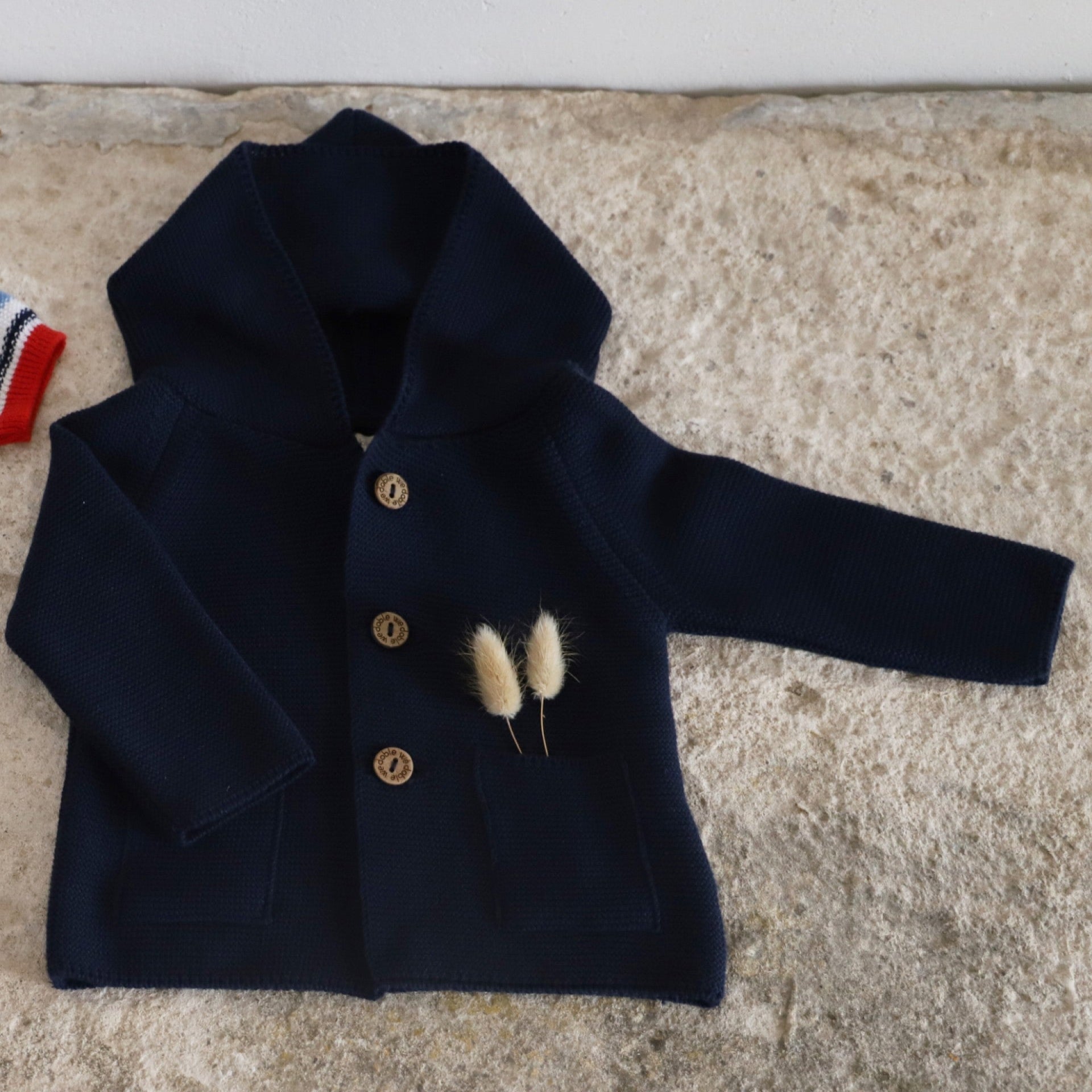 Cardigan in Cotone con tasche e cappuccio - Be Brave Boutique