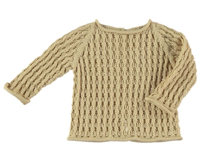 Cardigan Baly Li&me traforato Blondy - Be Brave Boutique