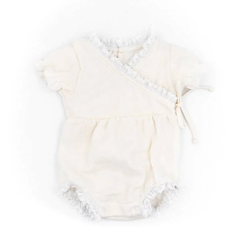 Pagliaccetto con pizzo - Bianco 61 - Be Brave Boutique