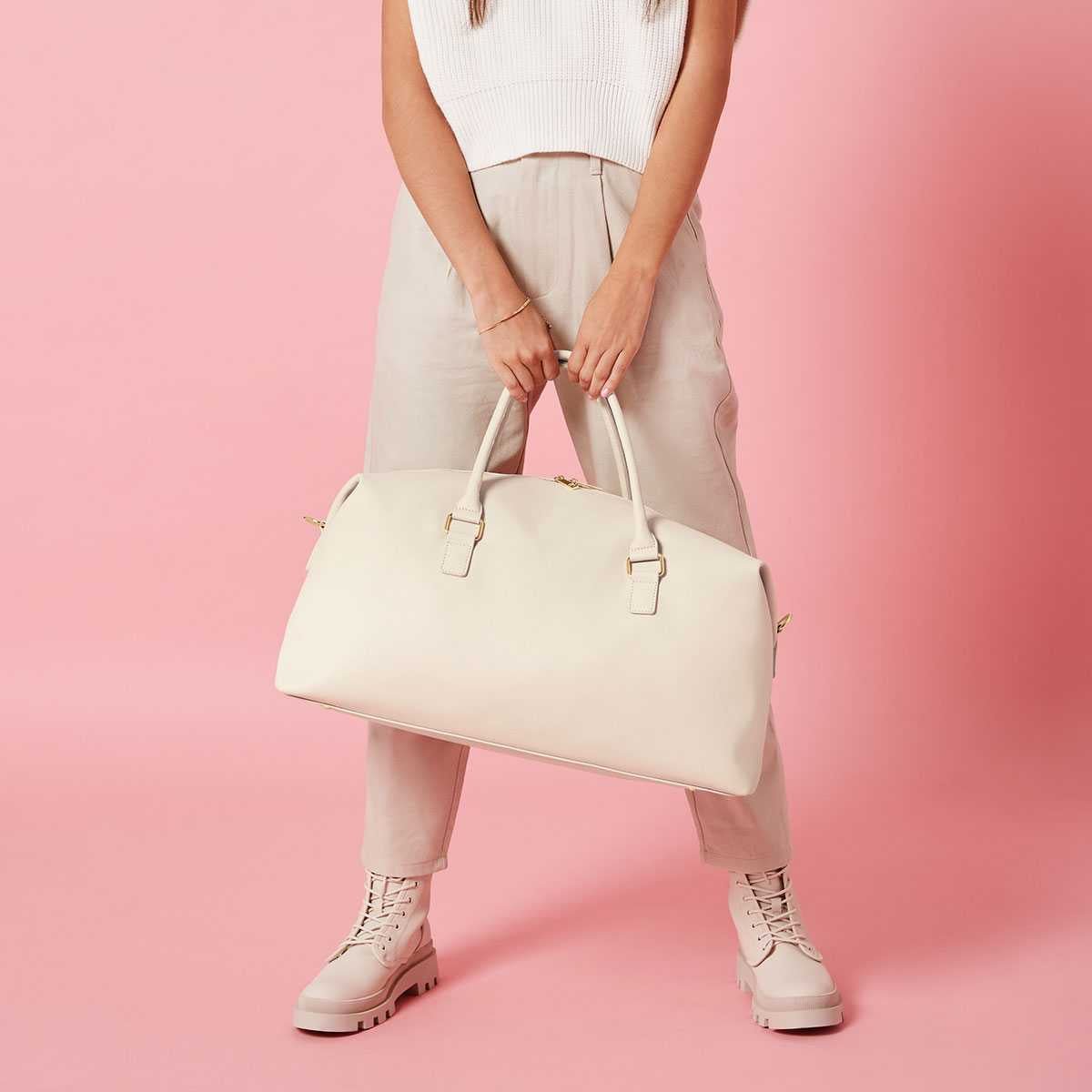 Borsone in simil Pelle con tracolla personalizzabile - Be Brave Boutique
