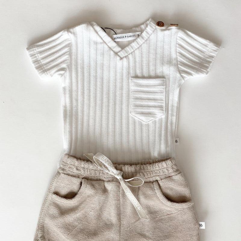 BAMBOOM T-shirt scollo a V bimbo - Be Brave Boutique