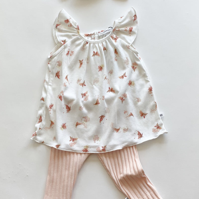 BAMBOOM Blusa Canotta con Volant bimba - Be Brave Boutique