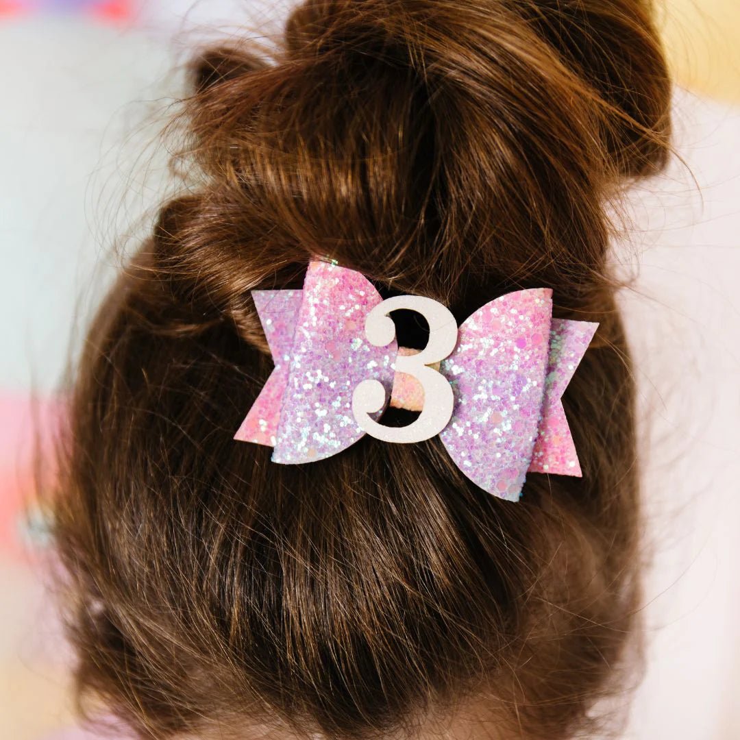 Fermaglio per capelli 3° compleanno - Be Brave Boutique