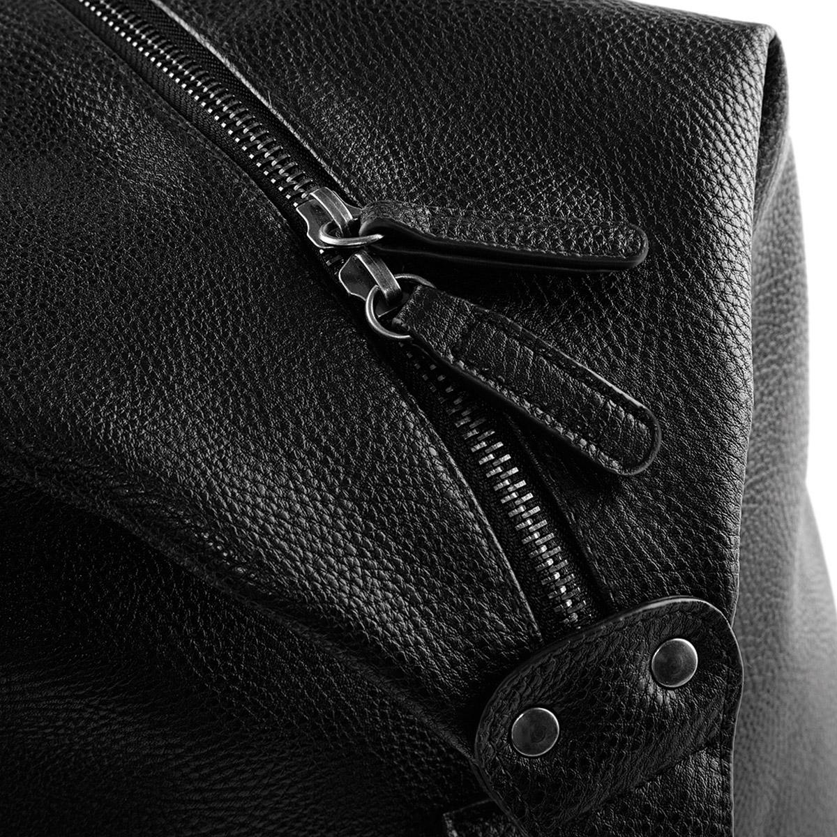 Borsone da viaggio  in 100% pelle sintetica, classico ed elegante tasche e zip - Be Brave Boutique