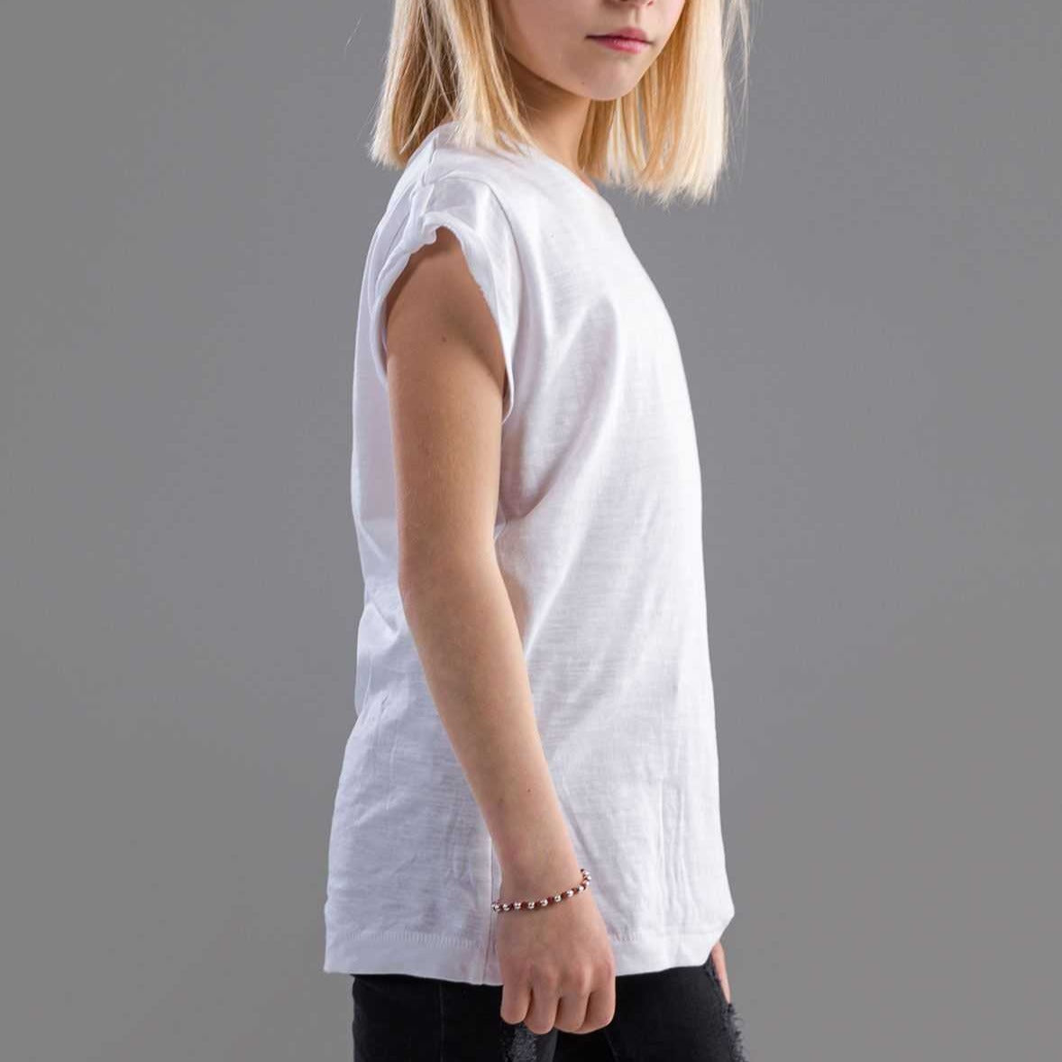 T-shirt bambina personalizzabile con nome e numero compleanno - Be Brave Boutique