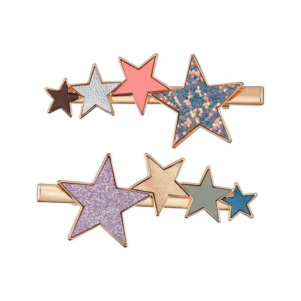 Clip Per capelli  Stelle glitter - Be Brave Boutique