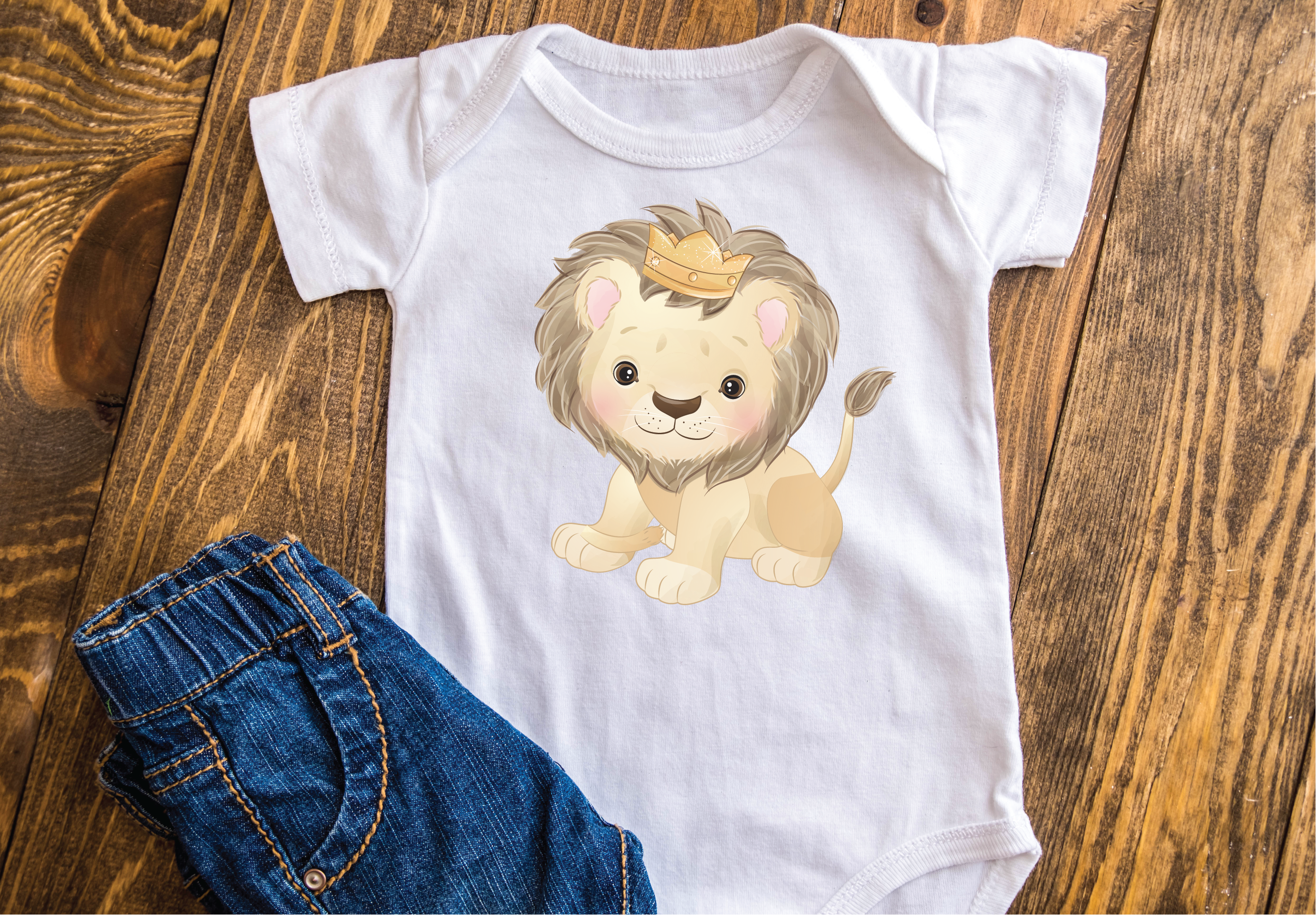 Body in 100% cotone "Leoncino" personalizzabile - Be Brave Boutique