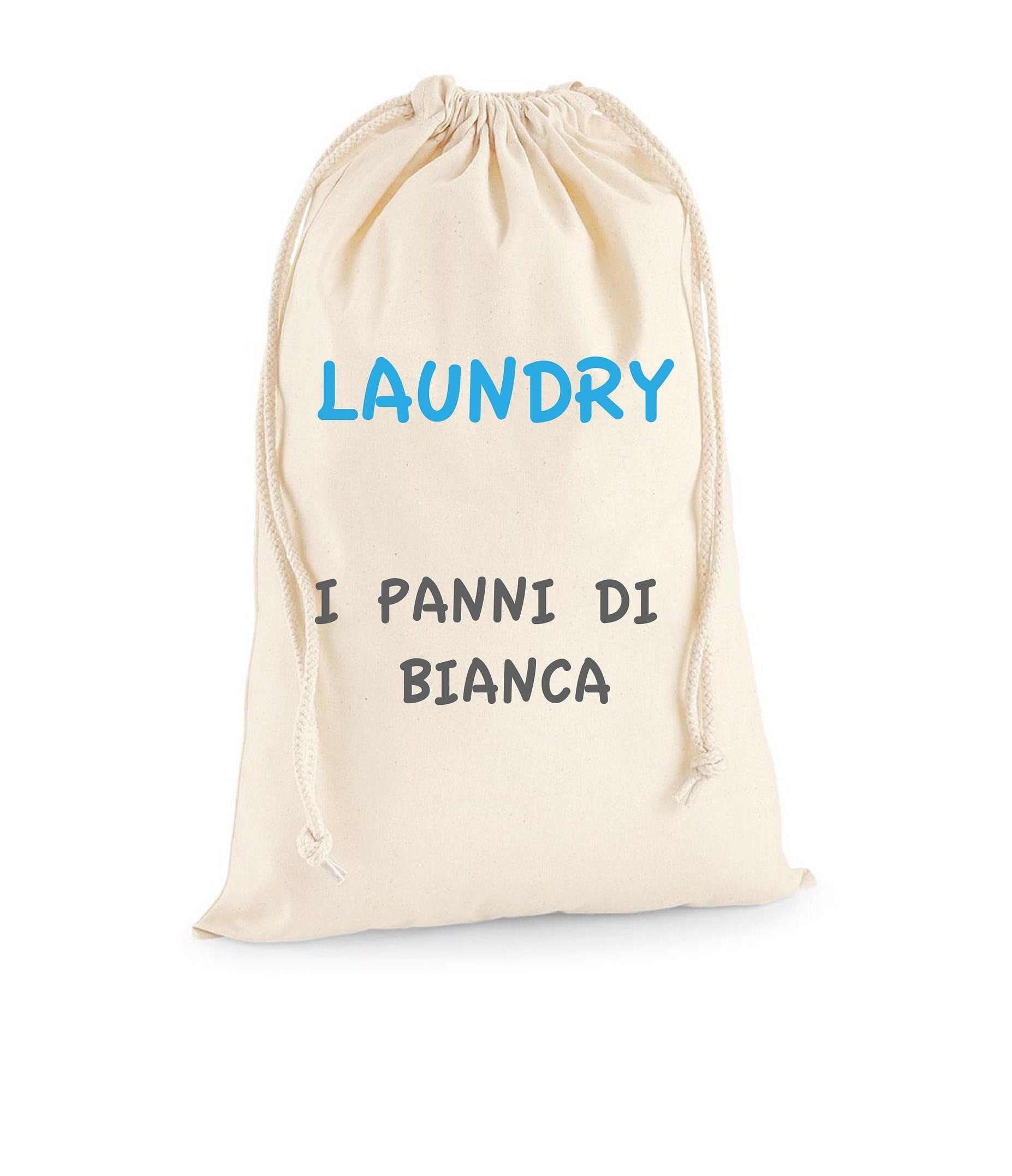 SACCA Porta Biancheria sporca  Pieghevole personalizzato per i bambini per tenere separati i loro abiti  con Coulisse e  Corda di Chiusura - be brave boutique