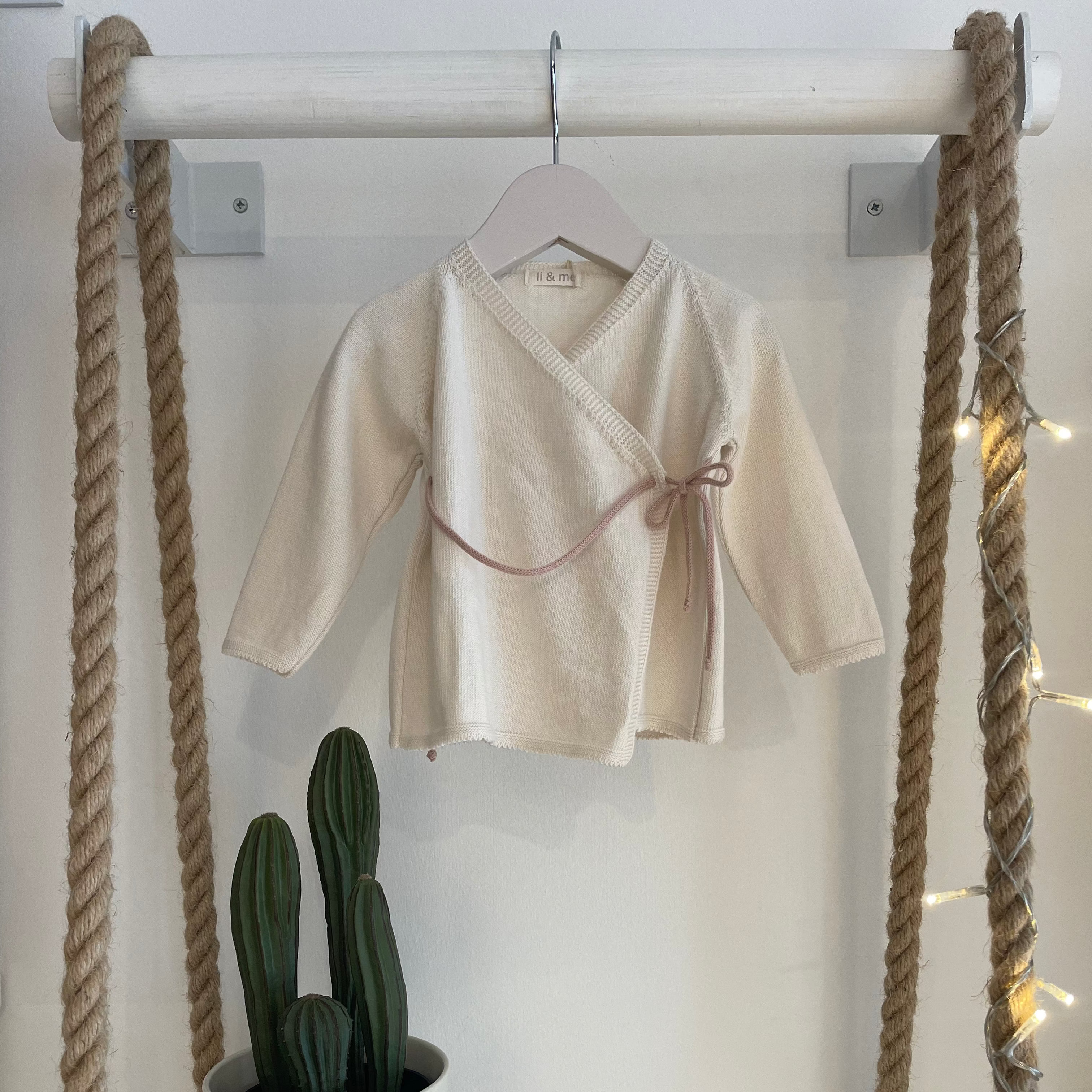 Kimono panna/Rosa LI&ME - Be Brave Boutique