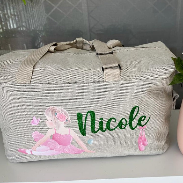 Borsone modello “Mommy” in polycotton Ballerina - Be Brave Boutique