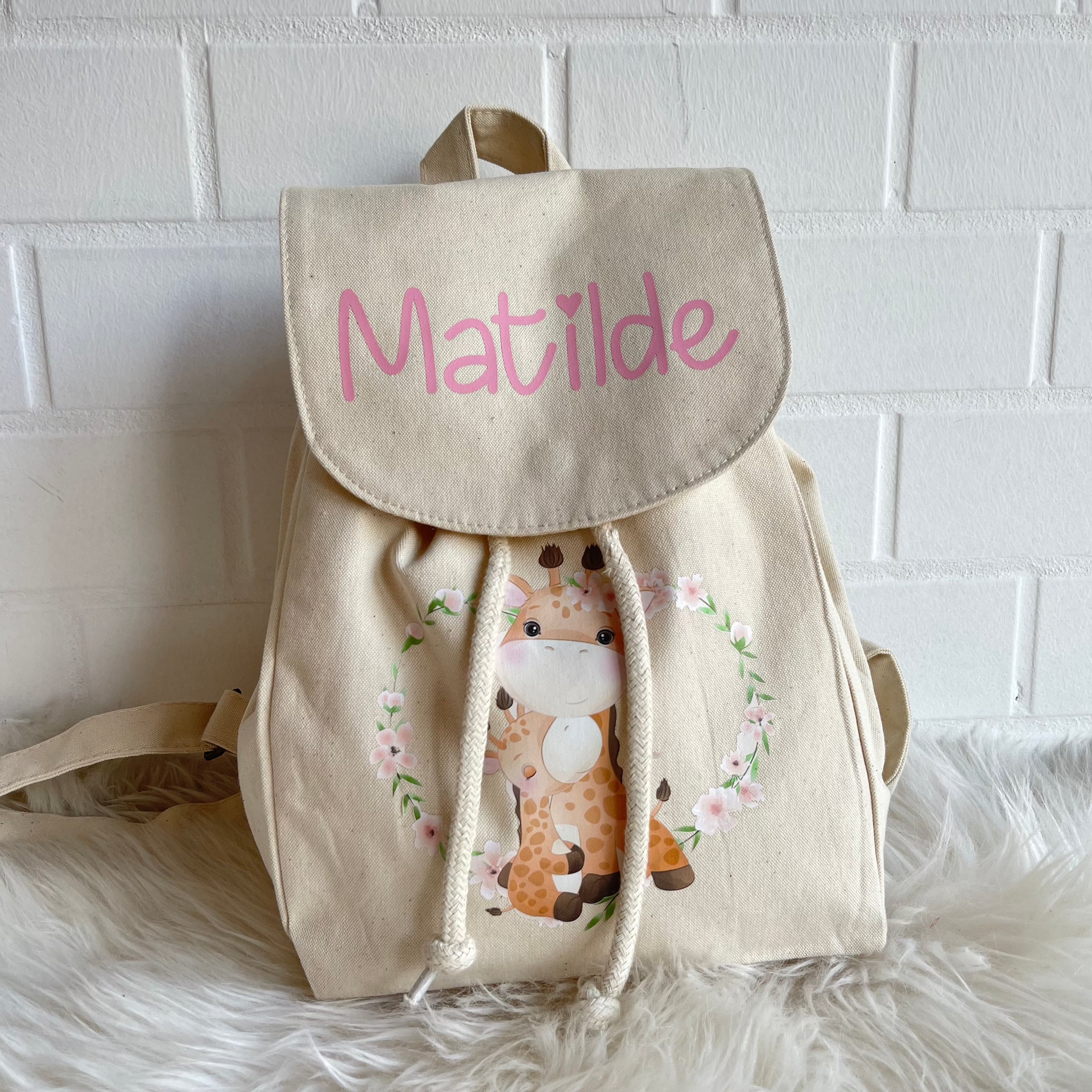 Mini Zaino in cotone Giraffine - Be Brave Boutique
