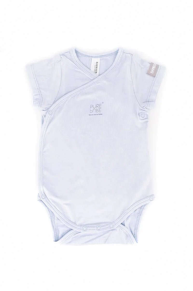 Body bambino maniche corte azzurro - Be Brave Boutique