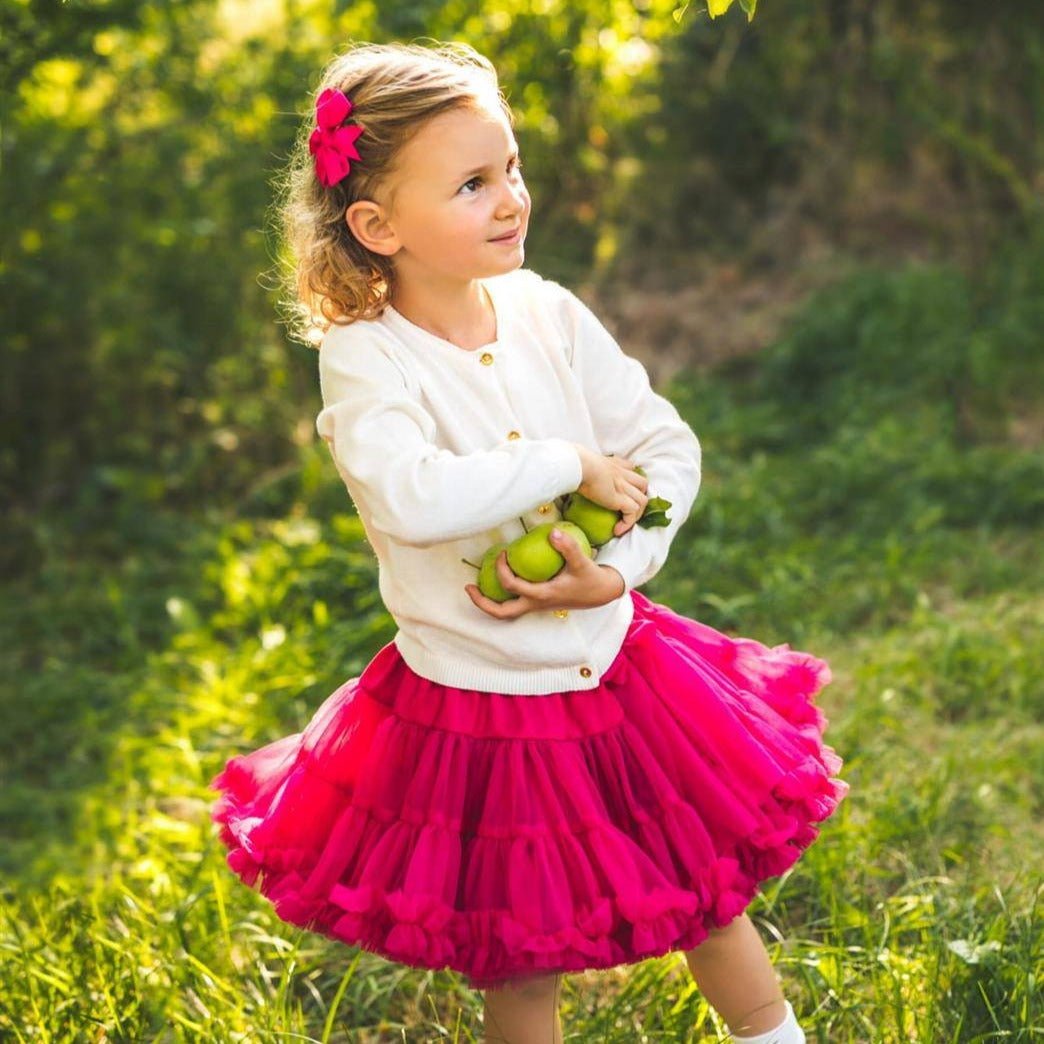 Gonna Ampia in Tulle Rasperry - Be Brave Boutique