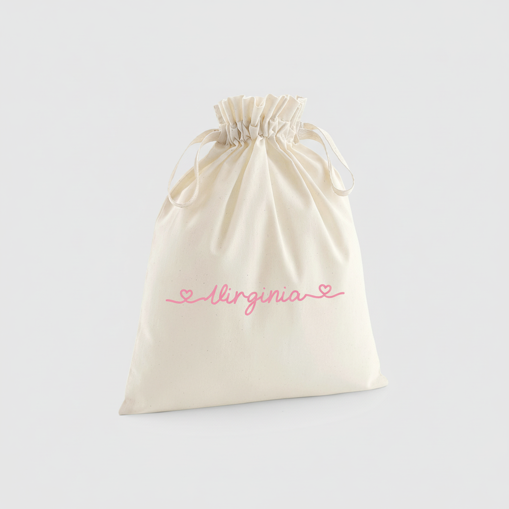 Sacchetti primi cambi personalizzabili con nome - Be Brave Boutique