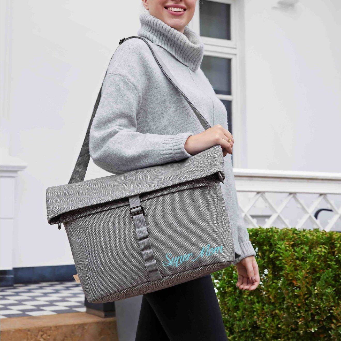 Borsa Multiuso capiente e leggera Super Mom - Be Brave Boutique