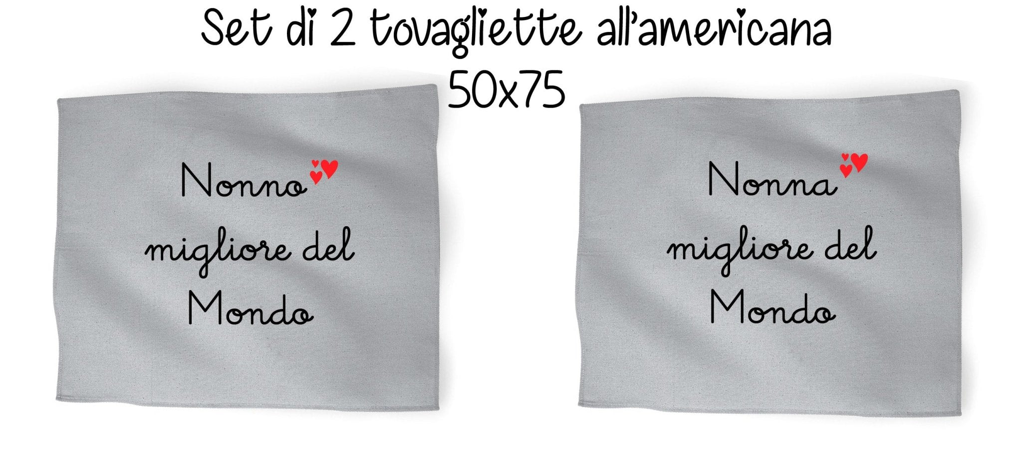 tovaglietta pranzo/colazione idea regalo festa dei nonni - Be Brave Boutique